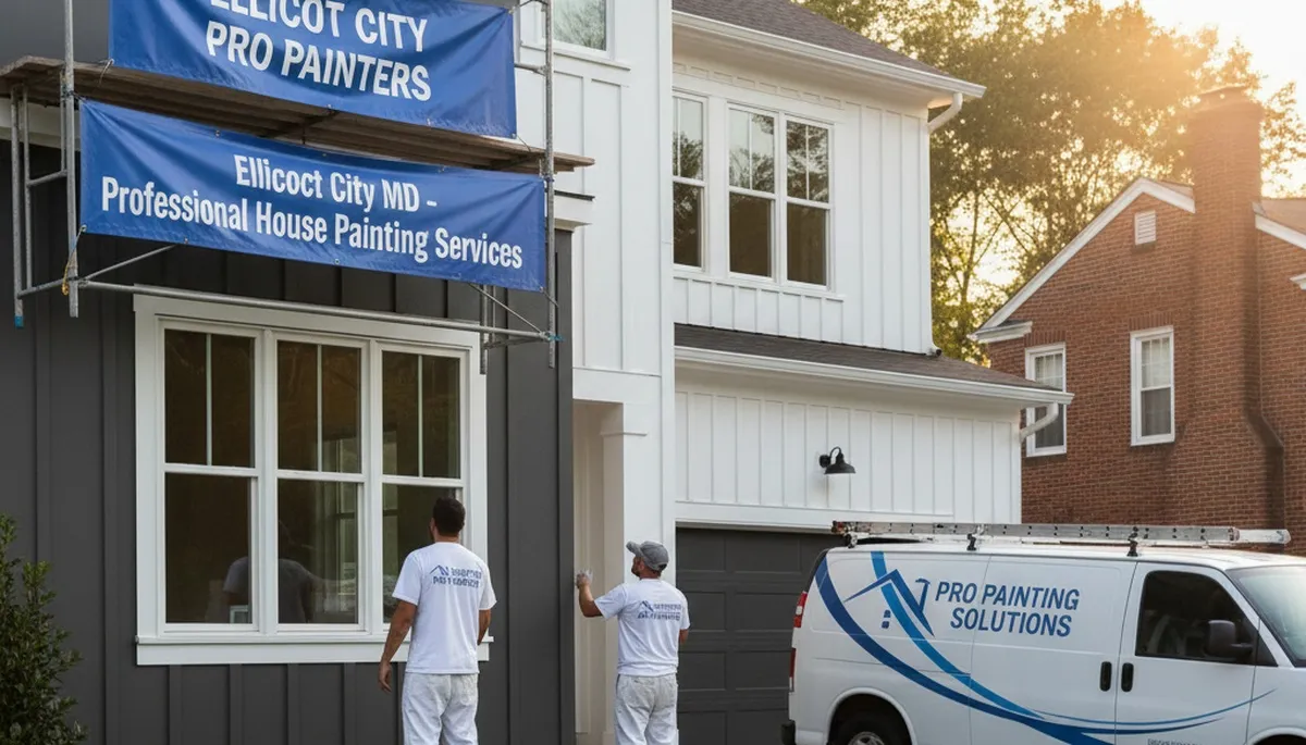 Baltimore, MD house painters providing professional exterior and interior painting services